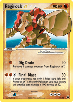 レジロック☆ (Regirock (Rare Holo Star))