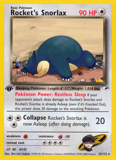 Rocket's Snorlax (Rocket's Snorlax)