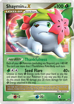 シェイミEX (Shaymin (Rare Holo LV.X))